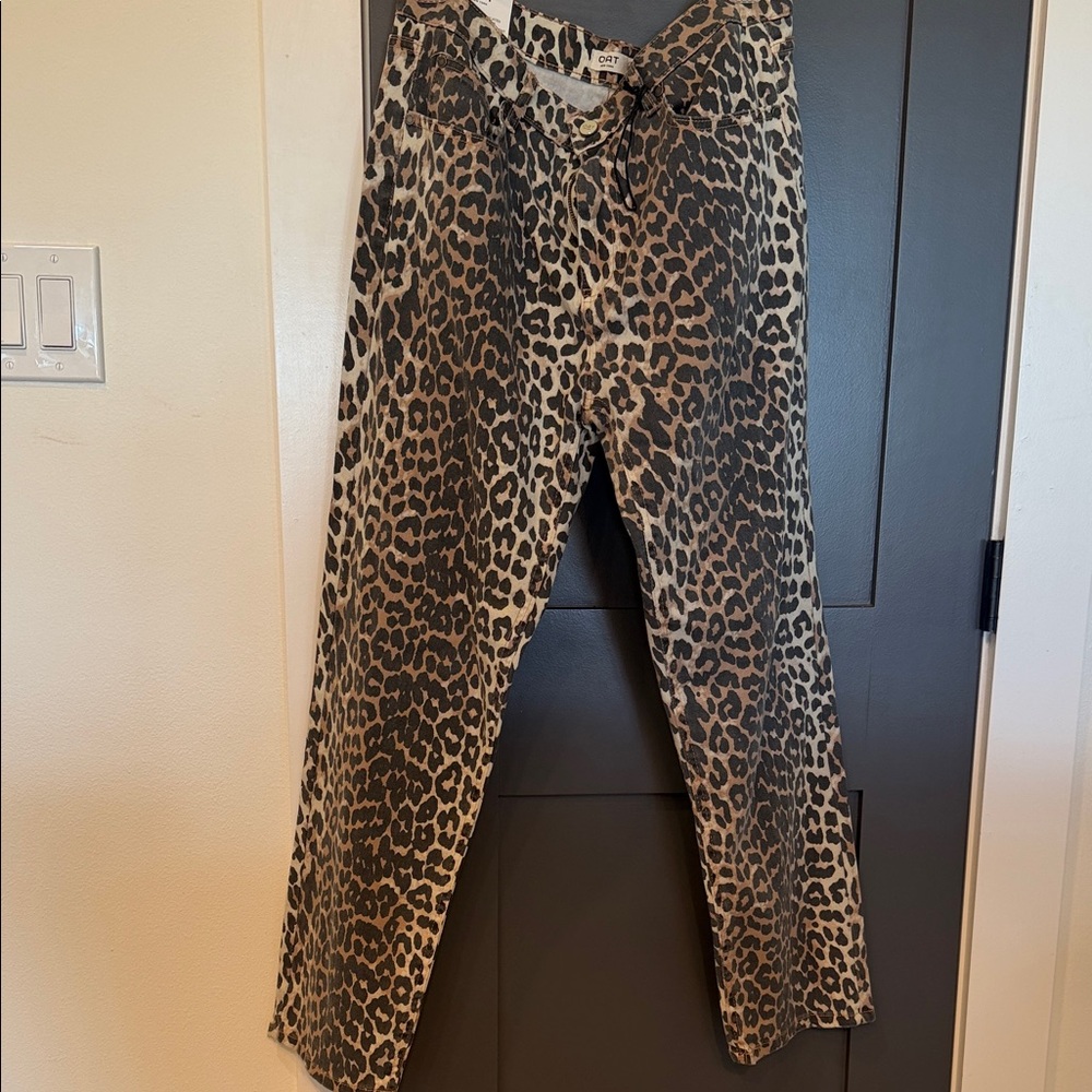 Oat New York Leopard Print Pants - Picture 1 of 4